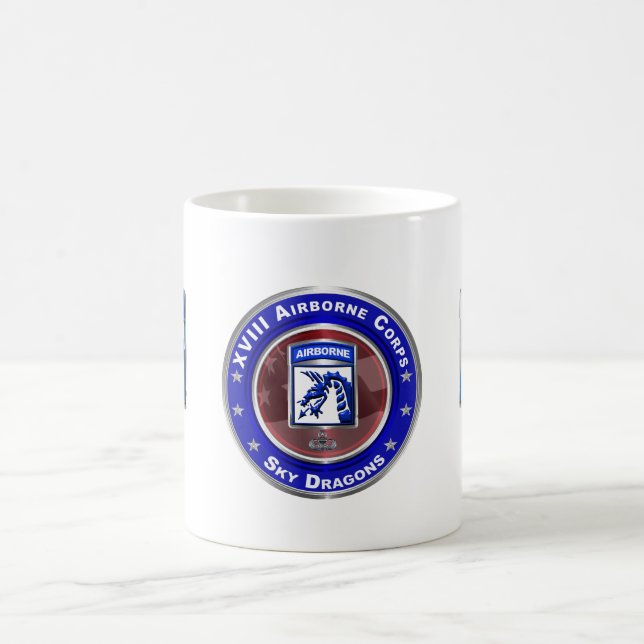 Mug XVIII Airborne Dragons (Centre)