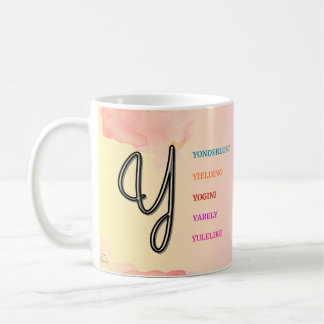 Mug "Y" initial (11oz)