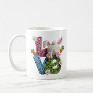 Mug Yarn Crochet Easter Love Cute Handmade Aesthetic 