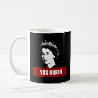 Mug Yas Queen Elizabeth Ii Anglais Couronne Anglaise