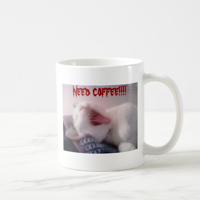 Mug Yawning de chat (Droite)