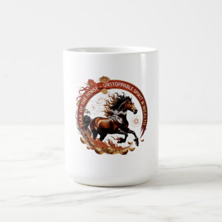 Mug Year of the Horse Flame, Lunar Zodiac Gift