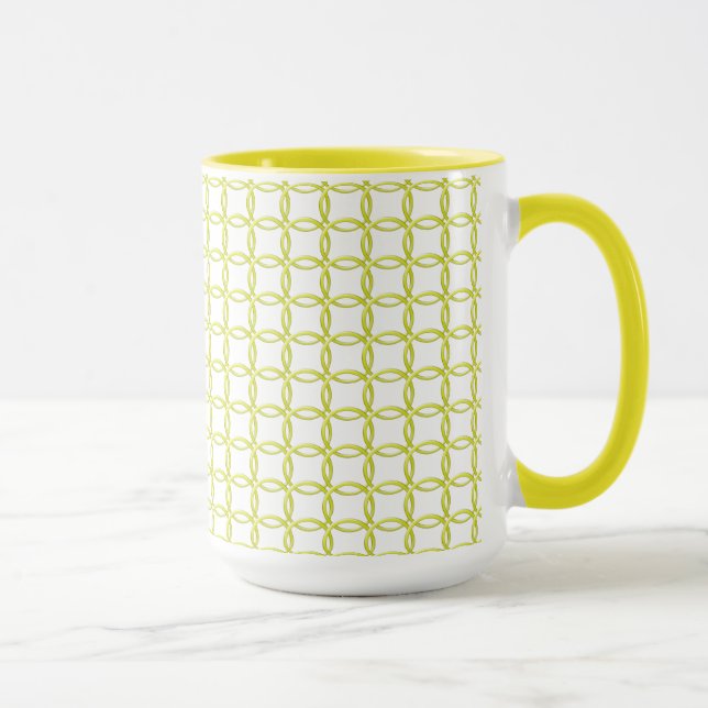 Mug - Yellow Interlocking Rings (Right)