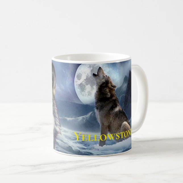 Mug Yellowstone Mug-Wolf (Devant droit)