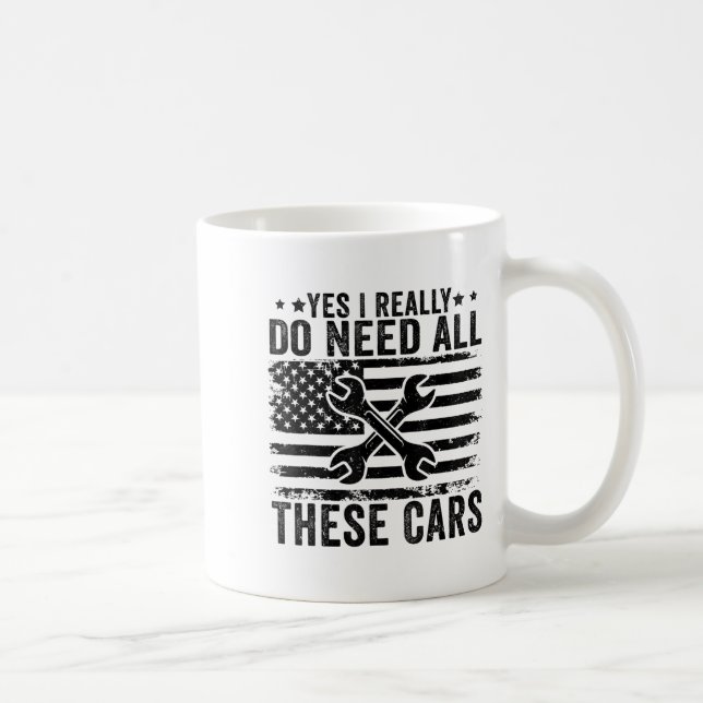 Mug Yes I Really Do Need All These Funny Garage Mechan (Droite)