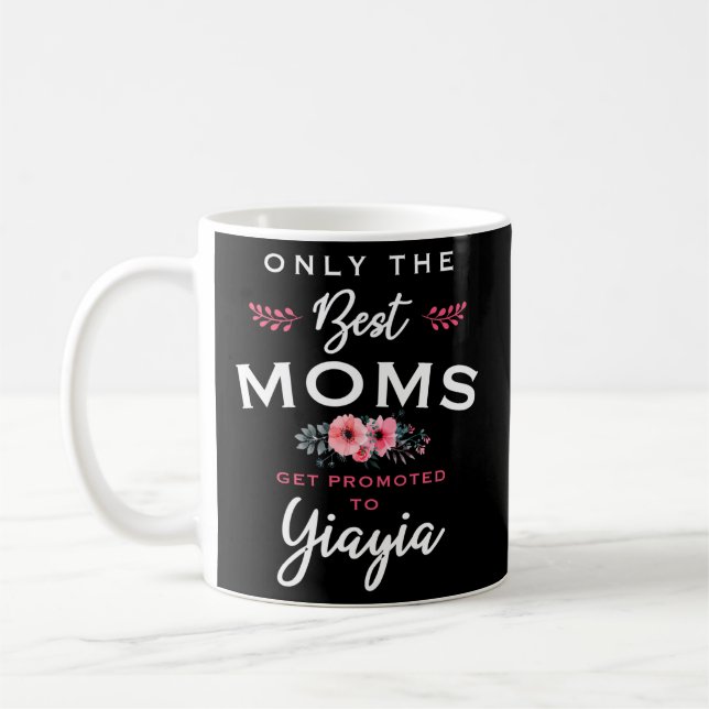 Mug Yiayia Seulement Les Meilleures Moms Sont Promues  (Gauche)
