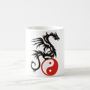 Mug Yin et Yang Dragon