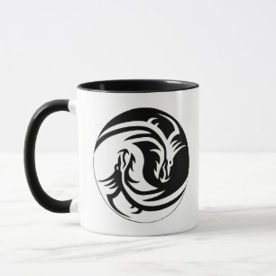 Mug Yin et Yang Dragon Head