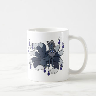 Mug Yin et Yang les neuf coupés la queue (Kitsune)