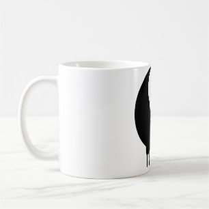 Mug Yin Et Yang Peinture Blanche Noir Fondre Pots Bros