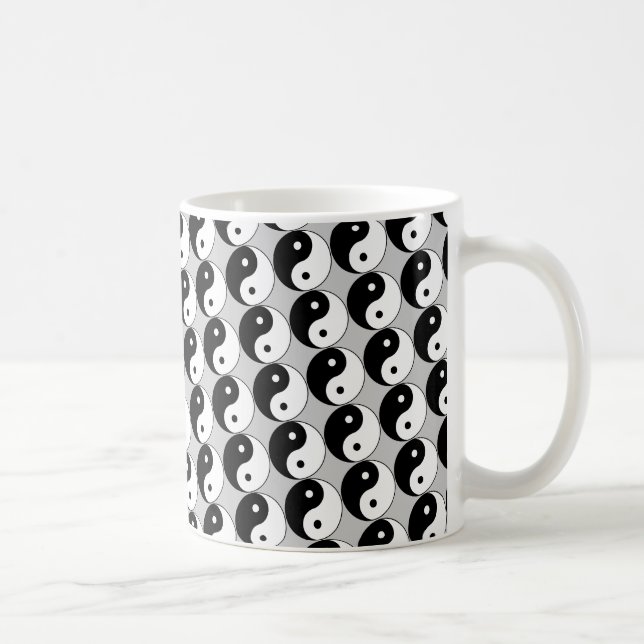 Mug Yin Yang symbole noir blanc (Droite)