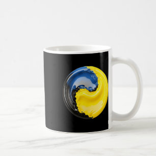 Mug Yin Yang Ukraine Bleu Et Jaune 