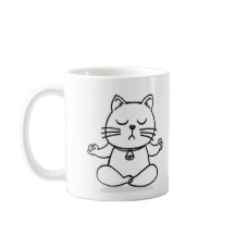 Mug yoga cat