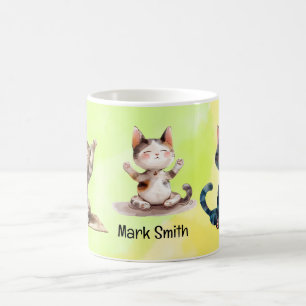 Mug Yoga de chat