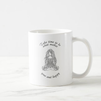 Mug Yoga figurez il voit happy message