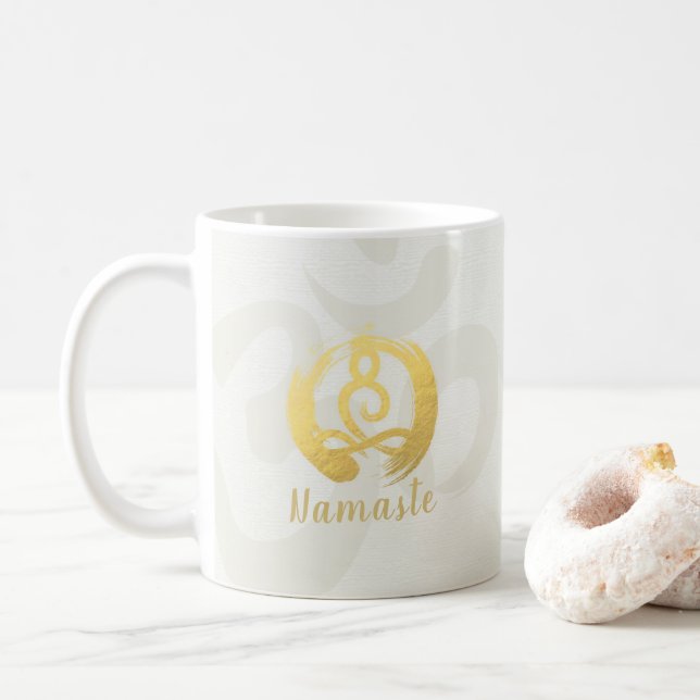 Mug Yoga Instructeur Vie Entraîneur Méditation Pose Ze (Avec donut)