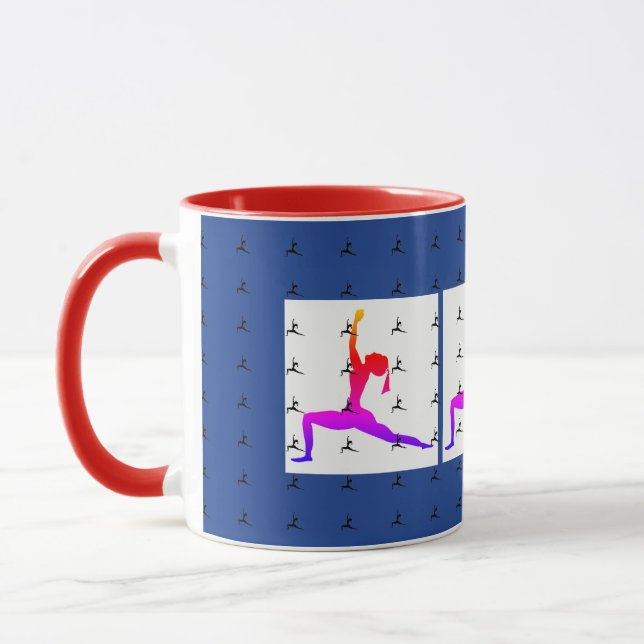 Mug Yoga multicolore (Gauche)