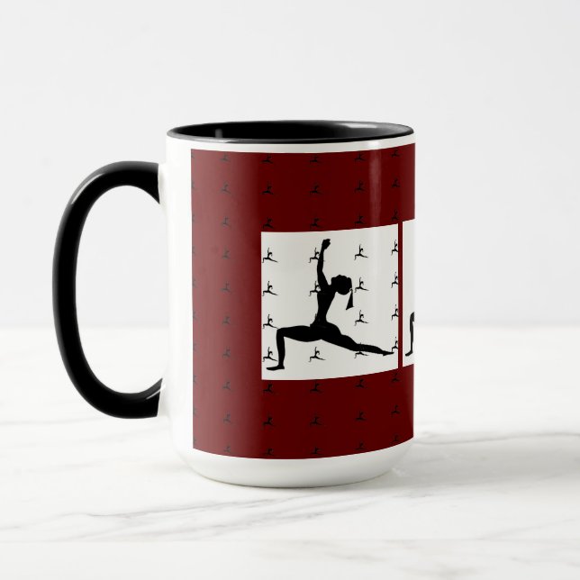 Mug Yoga rouge (Gauche)