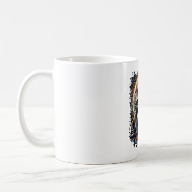 Mug Yorkie Chien Carré d'Halloween (Gauche)
