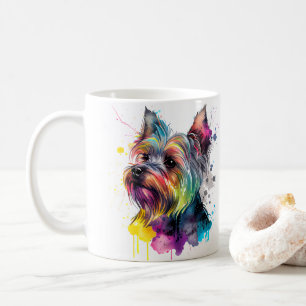 Mug Yorkshire coloré Terrier chien animal de compagnie