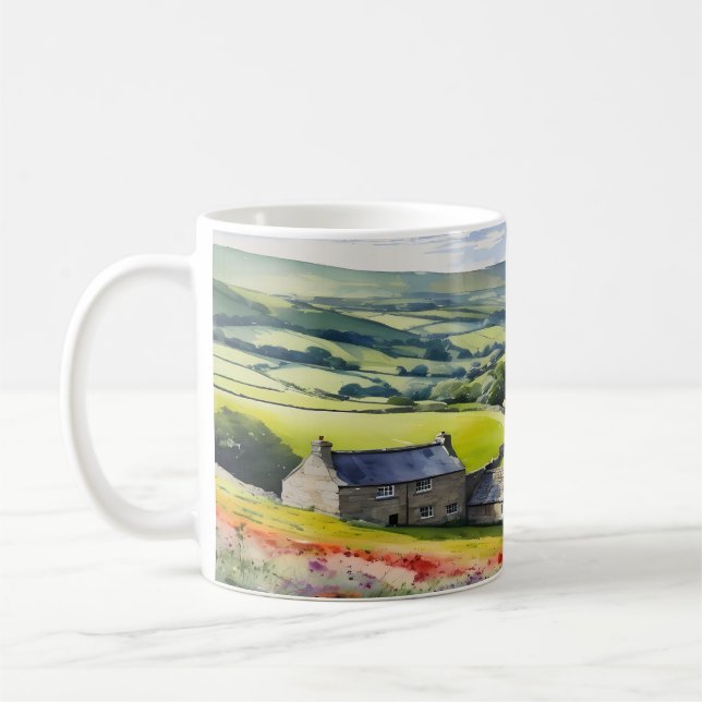 Mug "Yorkshire Meadowsong" Paysage Yorkshire Dales (Gauche)