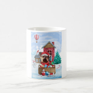 Mug Yorkshire Terrier Chien dans la neige Maison de ch