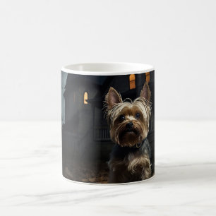 Mug Yorkshire Terrier Halloween Épouvantable