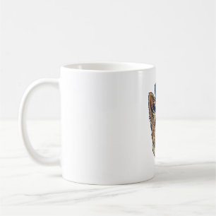 Mug Yorkshire Terrier Patriotique Vintage