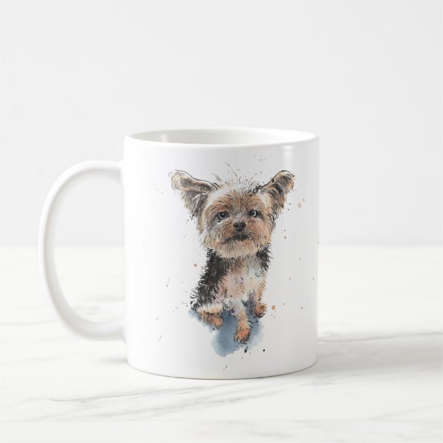 Mug Yorkshire Terrier, Yorkie - Meilleur père personna (Gauche)