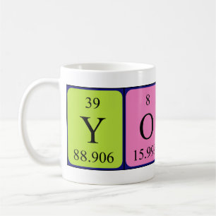 Mug Yosef nom de table périodique