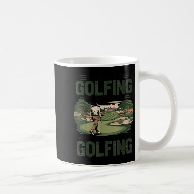 Mug You Don't Stop Golfing When You Get Old Motivation (Droite)