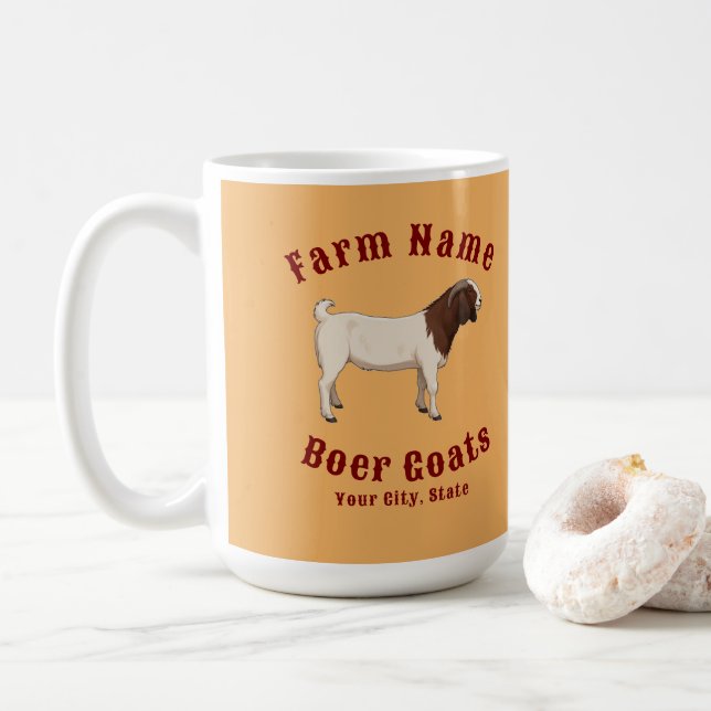 Mug Your Farm Boer Goats (Avec donut)