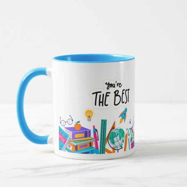 Mug You're the Best Principal - Colorful (Gauche)
