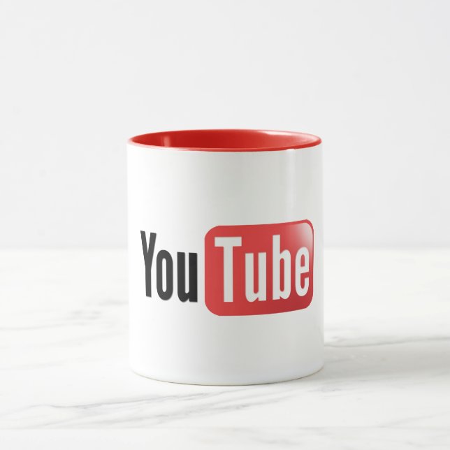Mug YouTube de haute qualité (Centre)