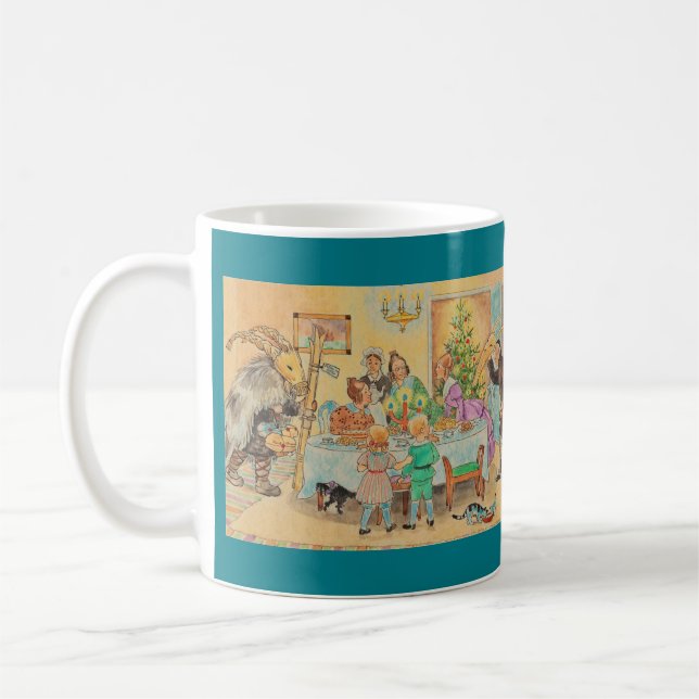 Mug Yule Goat à la table (Gauche)