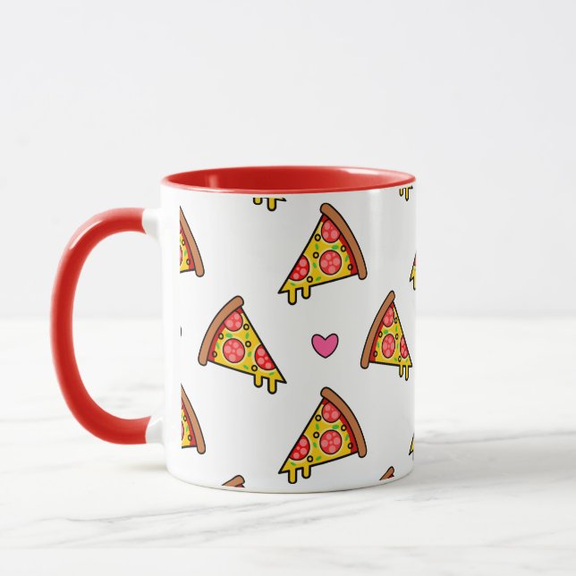 Mug Yummy Pizza Slices Motif (Gauche)