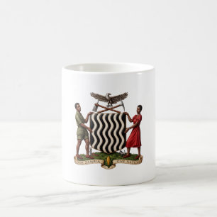 Mug Zambie pays blason armoiries drapeau symbole emblè