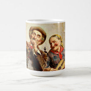 Mug Zampighi - Douce Musique, peinture vintage