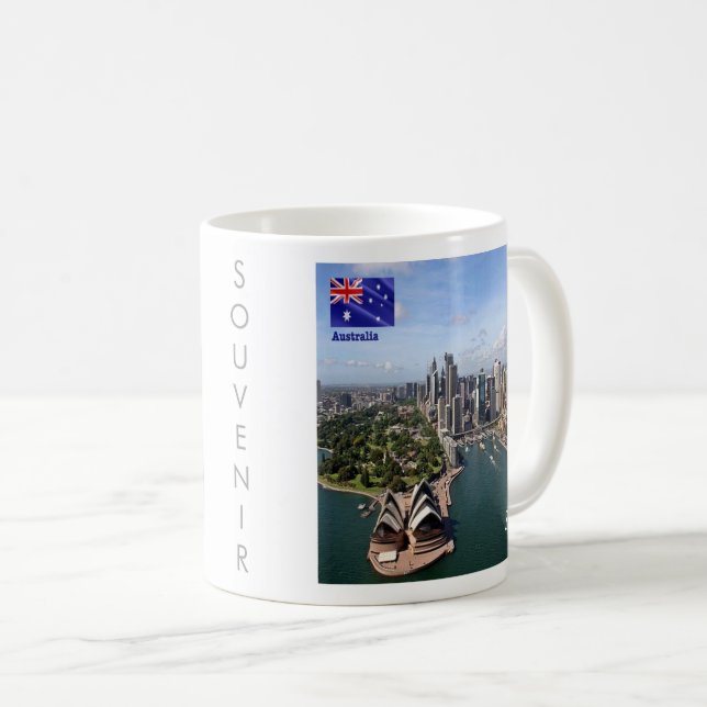 Mug zAU048 SYDNEY, Australie, Océanie, (Devant droit)