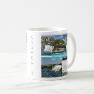 Mug zCA012 NIAGARA TOMBE du pont Rainbow,