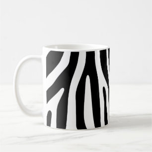 Mug Zebra rayures motif noir & blanc + vos idées