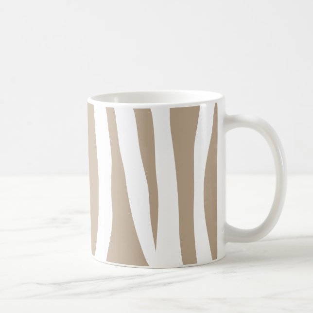 Mug Zèbre beige (Droite)