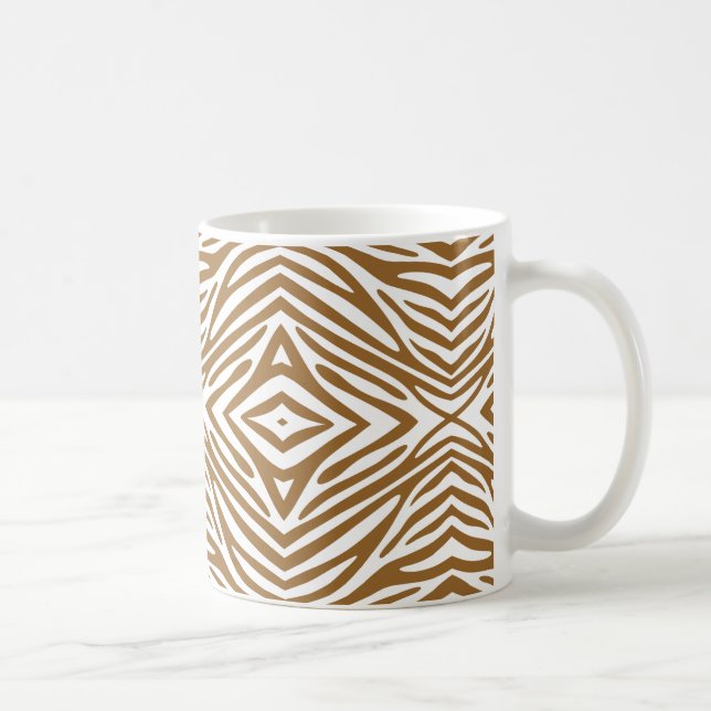Mug Zèbre Brown à sucre neutre (Droite)