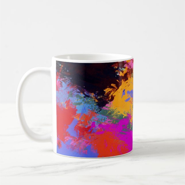 Mug Zèbre peint (Gauche)