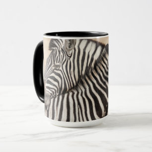 Mug Zèbres de Burchell se faisant des grattements de c