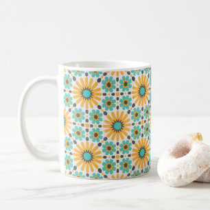 Mug Zellige Radiance : Géométrie Andalouse colorée