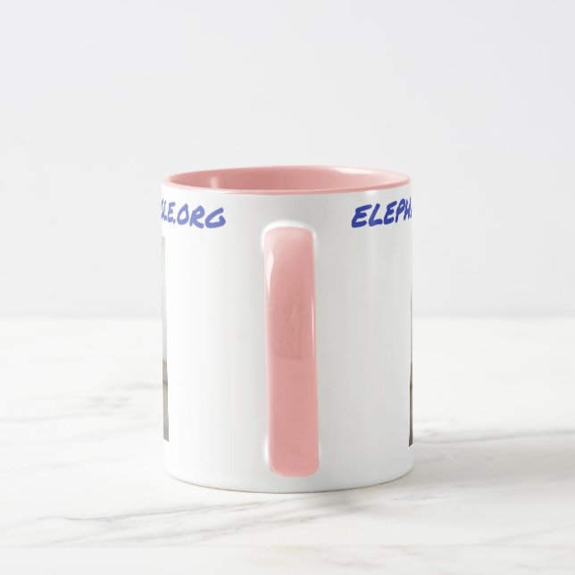 Mug Zen rose chiche (Poignée)