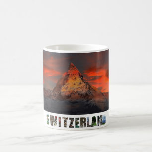 Mug Zermatt Matterhorn Suisse Alpes suisses coucher de