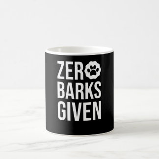 Mug Zéro écorce donnée chien