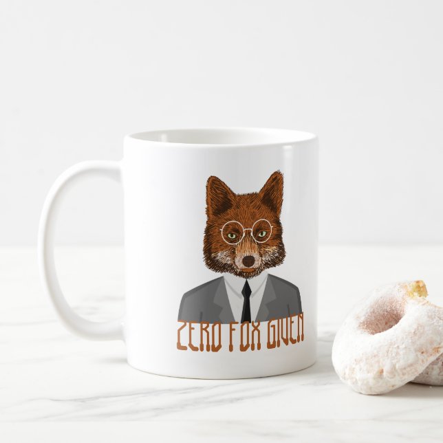 Mug Zero Fox donné Humour (Avec donut)